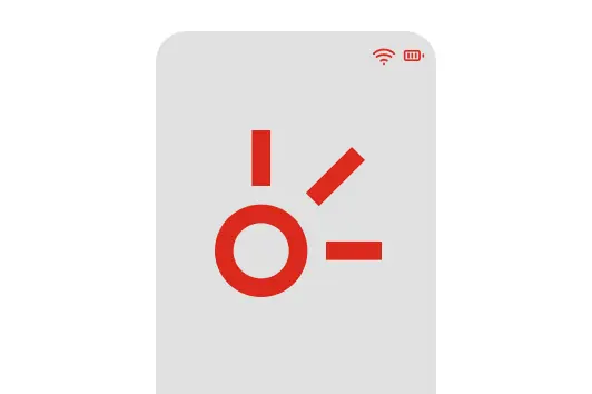 Ícone notebook com logo da Claro
