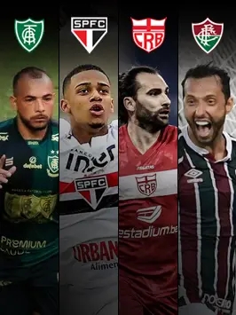 Rodolfo (América-MG), Brenner (São Paulo), Léo Gamalho (CRB) e Nenê (Fluminense).