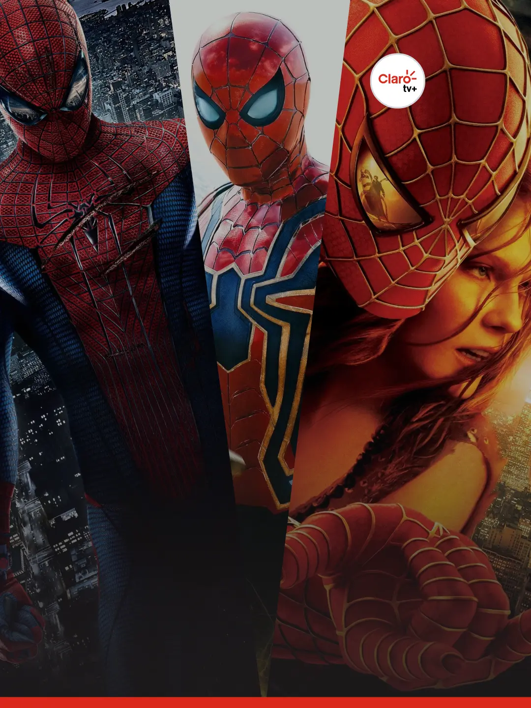 Homem-Aranha: Assistir todos os filmes na Claro tv+