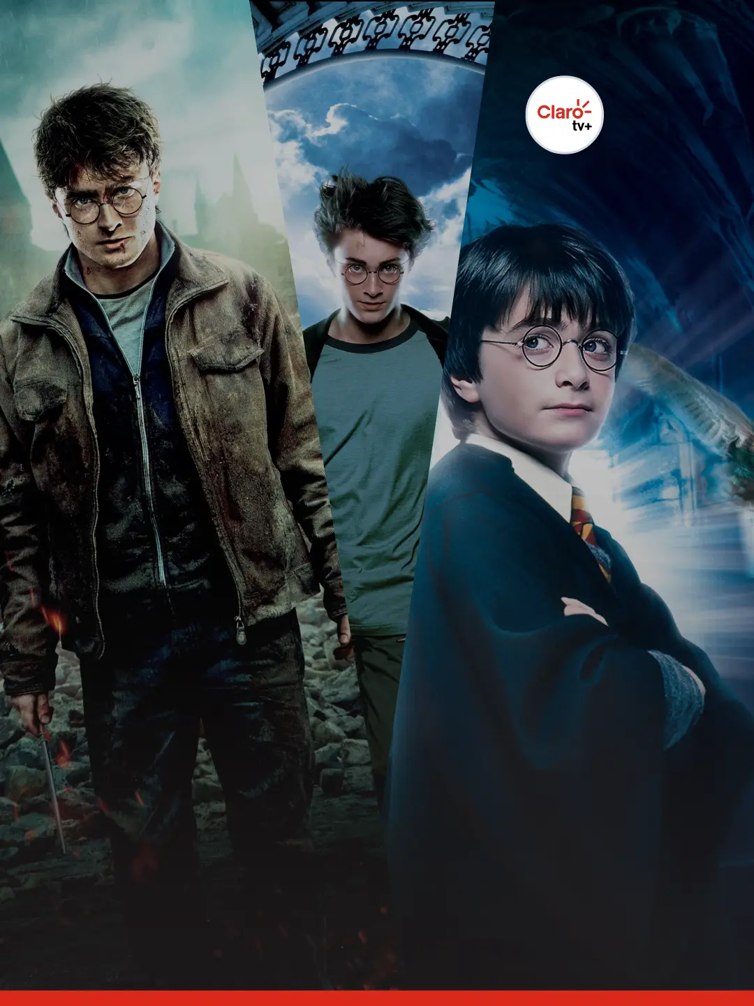 Filmes do Harry Potter na Claro tv+