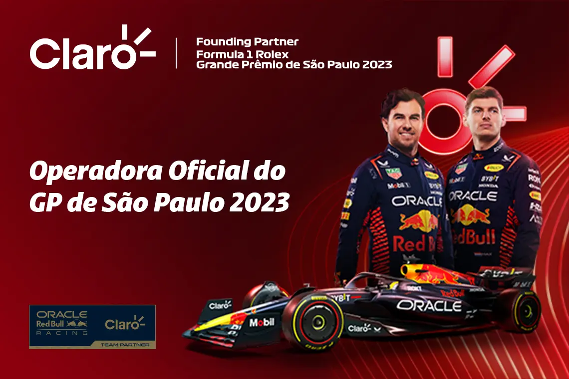 Operadora oficial do GP de São Paulo 2023