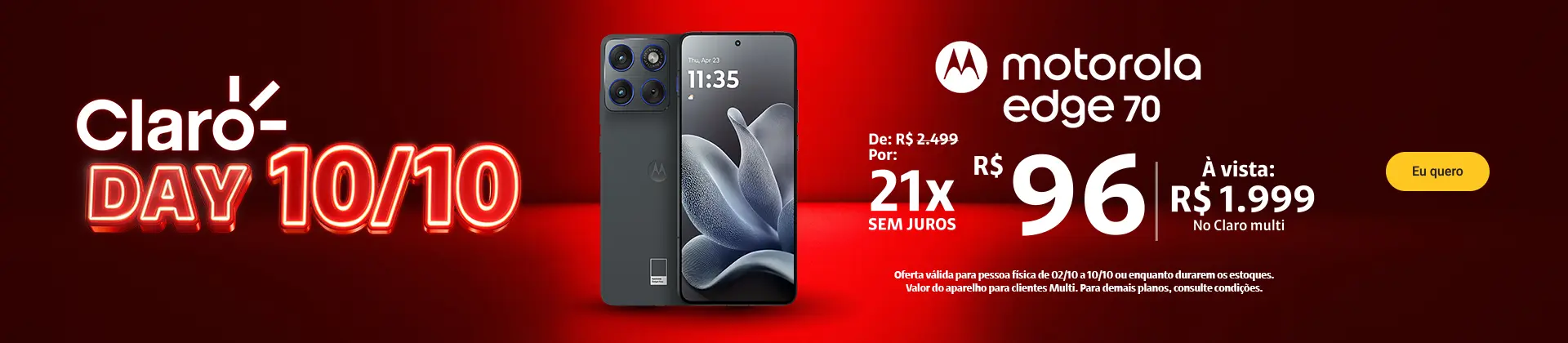 Moto Edge 70 Claro Day