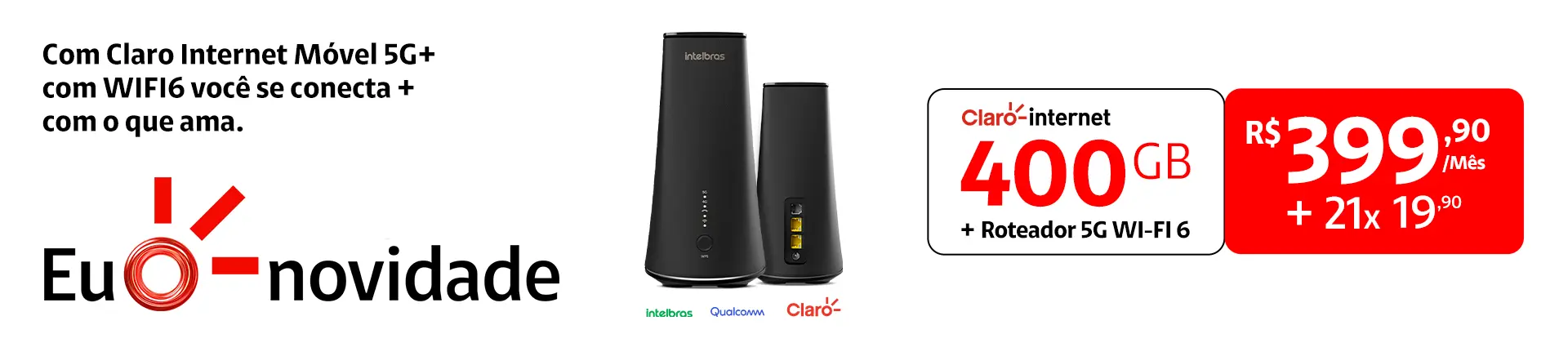 Internet Móvel 5G FWA: O melhor do Wi-Fi 6 e Mesh com o modem GX 3000