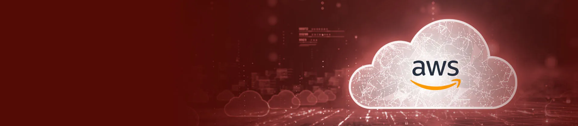 Parceria AWS: nuvem com logomarca AWS