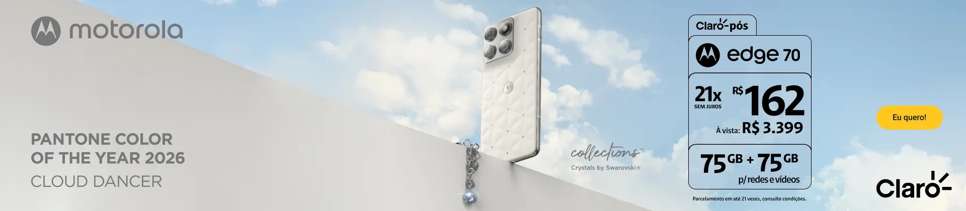 MOTO EDGE 70 5G 512GB CRYSTALS BY SWAROVSKI