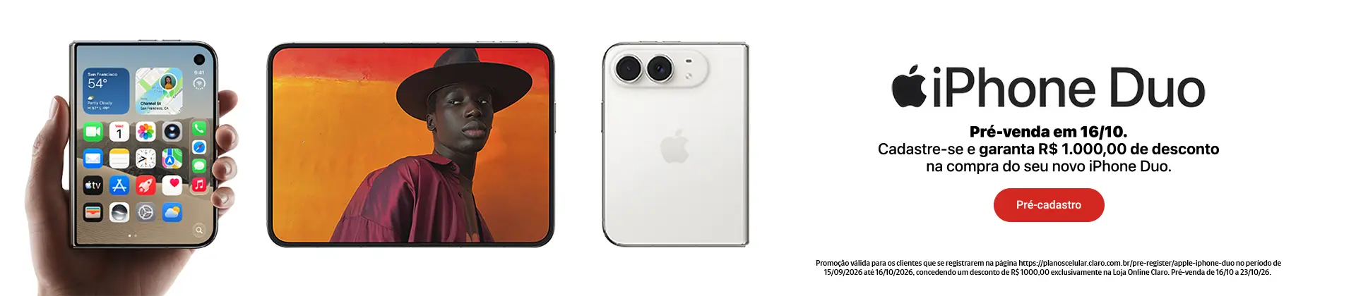 Pré-registro iPhone Duo