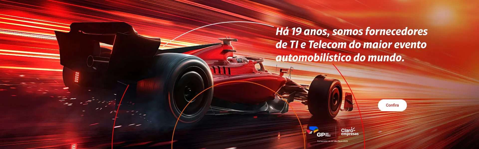 Claro empresas fornecedora de TI e Telecom no GP SP 2025