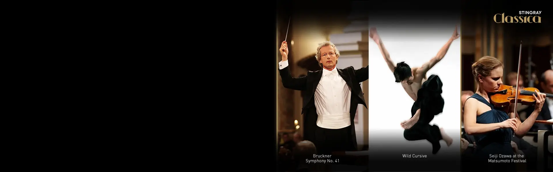 Chegou o Stingray Clássica na Claro! O canal de música clássica, ópera e ballet.