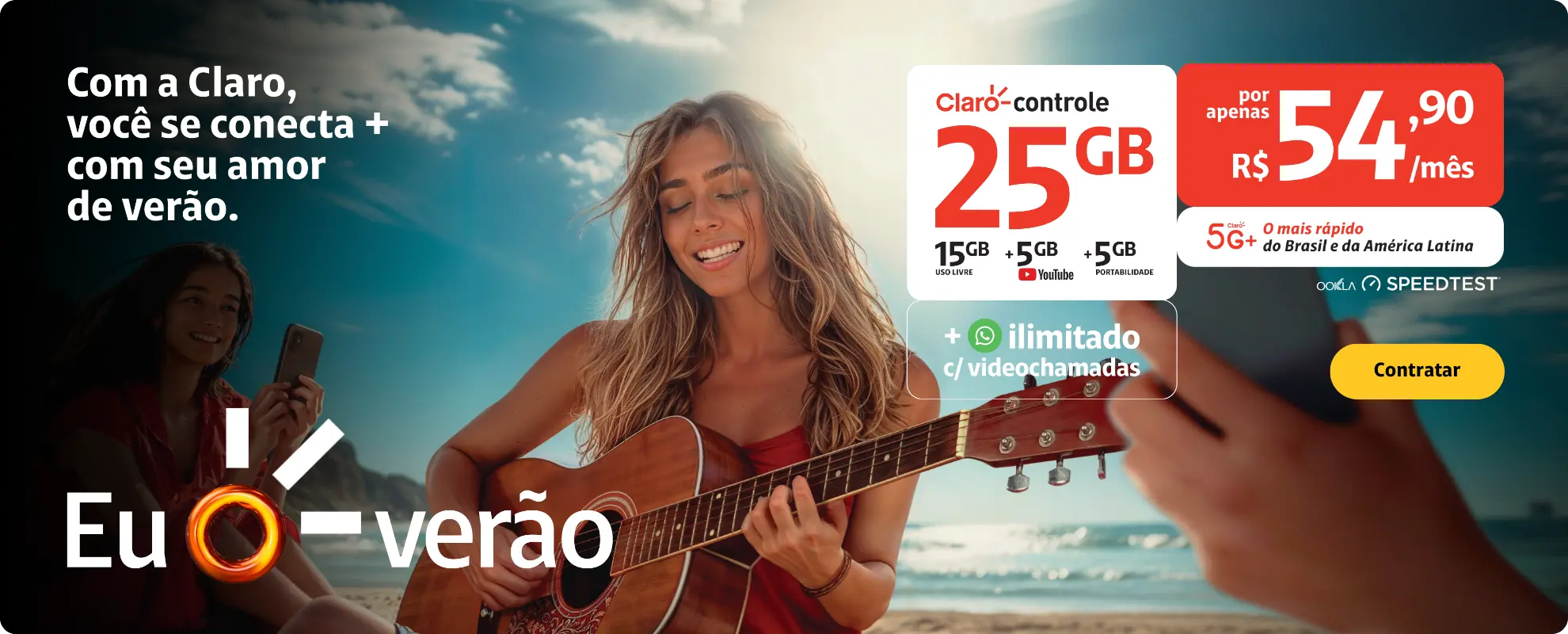Assinar plano controle com a Claro 