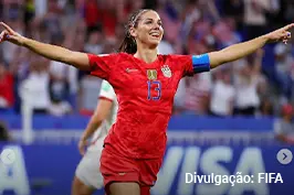 Alex Morgan foi uma das artilheiras da Copa do Mundo da FIFA Feminina 2019