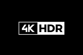 Imagem com o texto 4k HDR