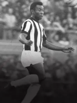 Imagem do jogador Pelé.