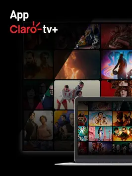 Imagens da programação da Claro tv+