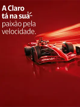 A Claro tá na sua paixão pela velocidade.