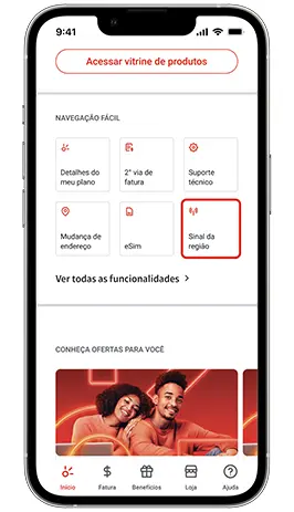 Imagem do app Minha Claro.