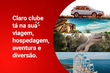 Descontos de férias Claro clube.
