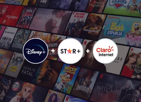 Planos da Disney e Star+ com Internet
