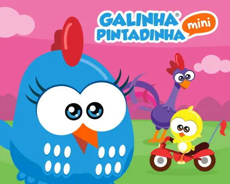 Imagem do desenho Galinha Pintadinha Mini.