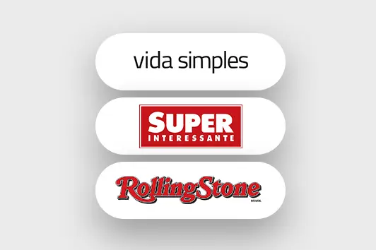 Imagem ilustrativa das revistas inclusas no plano minha banca residencial