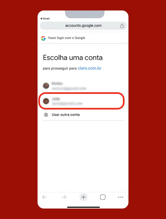Passo 03 para o login social.