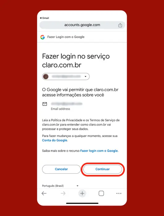 Passo 04 para o login social.