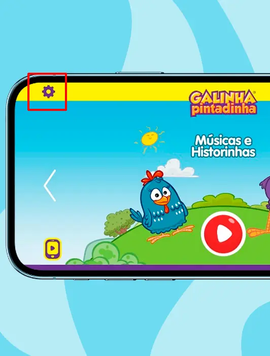 App Galinha Pintadinha.