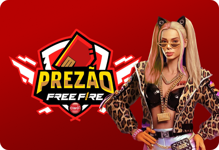 Prezão Free Fire: Plano Pré-pago com 17GB