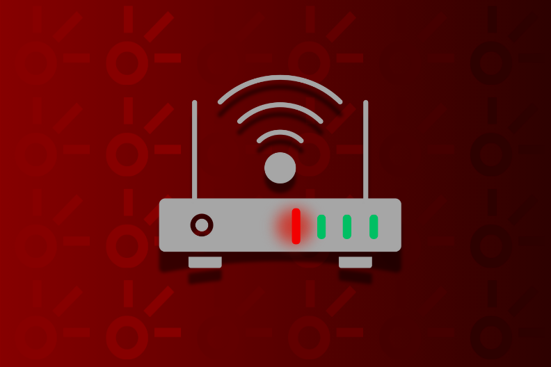 Luz vermelha no roteador: como resolver?