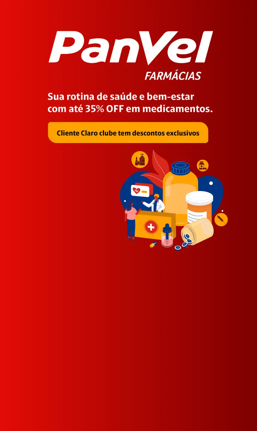 Claro Clube: 35% Off Farmácias Panvel