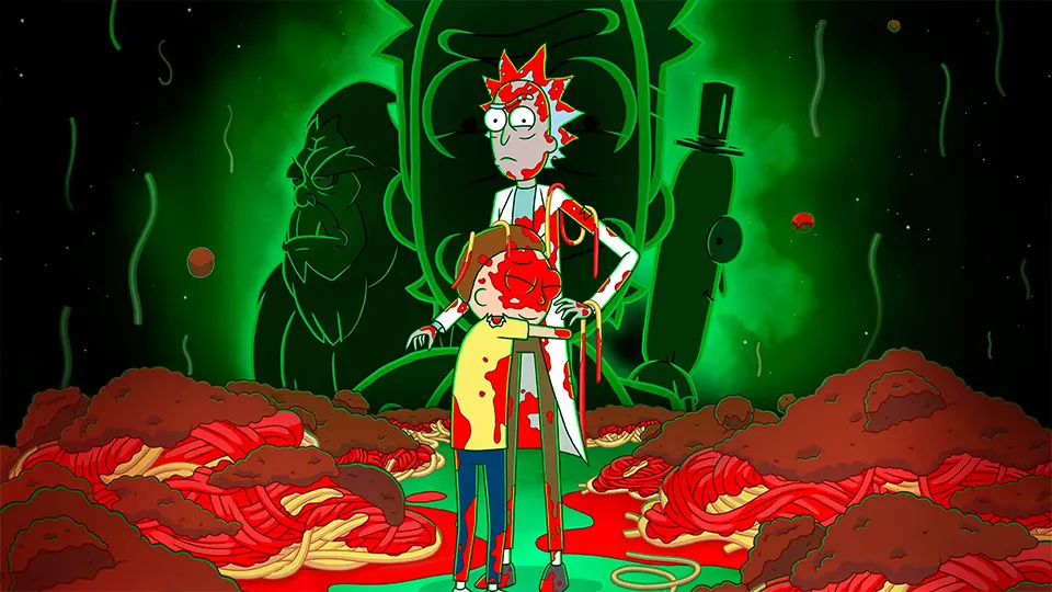 Imagem da série Rick and Morty