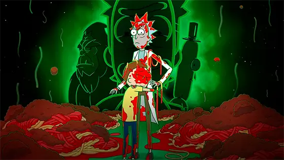 Imagem da série Rick and Morty