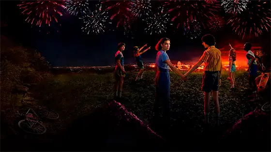 Imagem da série Stranger Things